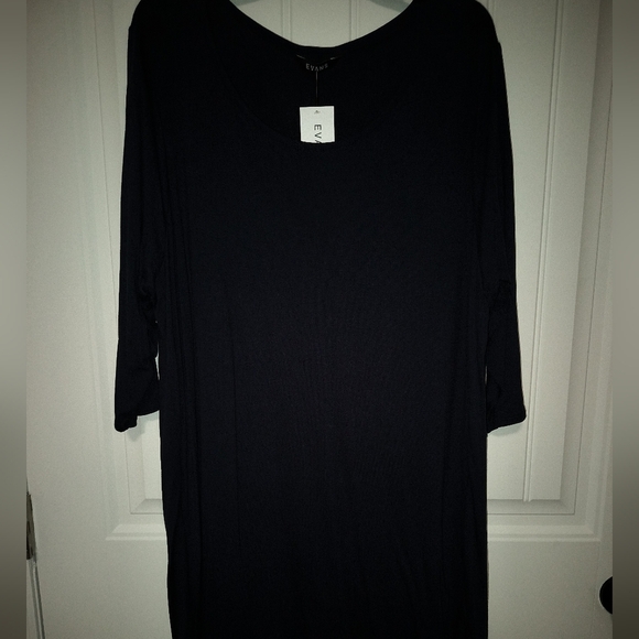 New Navy Blue Tunic Dress / 2X - Picture 1 of 7